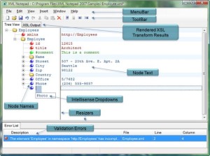 Xml notepad как пользоваться приложением